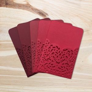 Handmade | Gift Card Holder (Pack of 5) | Junk Journal Pockets | Scrapbooking